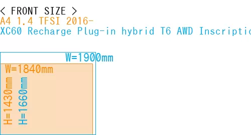 #A4 1.4 TFSI 2016- + XC60 Recharge Plug-in hybrid T6 AWD Inscription 2022-
